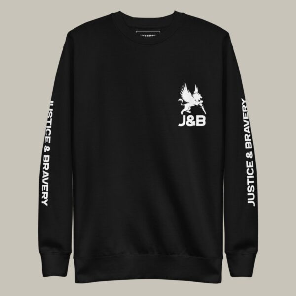 Black Young Lion Wings Premium Sweatshirt